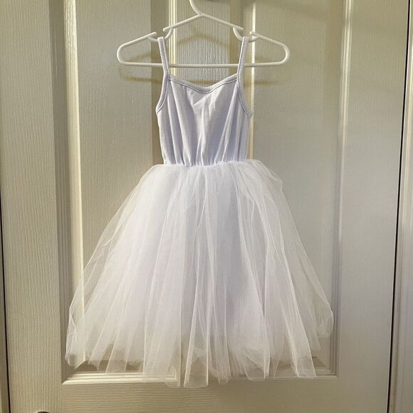 Dudu Cream White Tulle Tank Dress Ballerina Girls Size 18-24 Months NWT - Picture 7 of 9